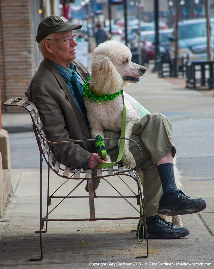 A man and his poodle - My Final Photo