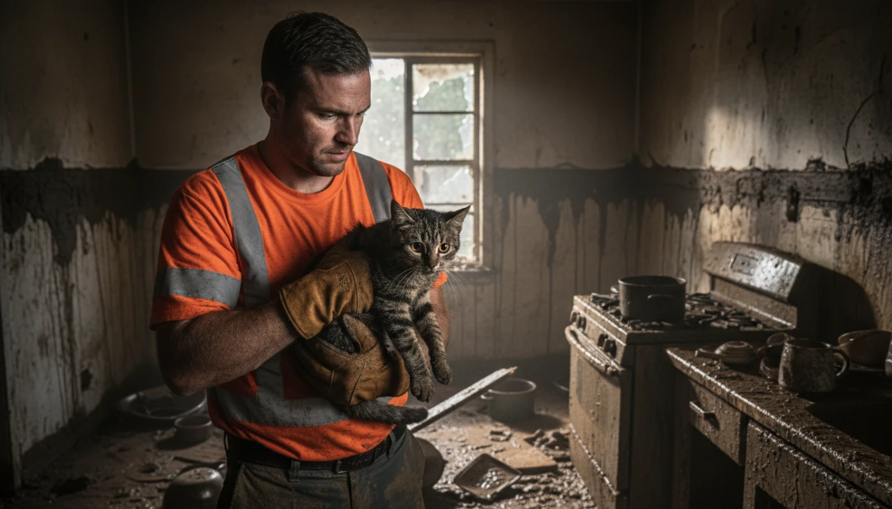 The Oven Miracle: Cat Survives Flood Trap